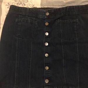 Lane Bryant Jean skirt (26)
